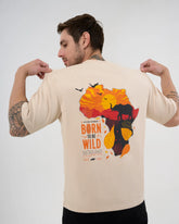 DISCOVERY Men's Born To Be Wild Graphic Tee - Ivory Mist